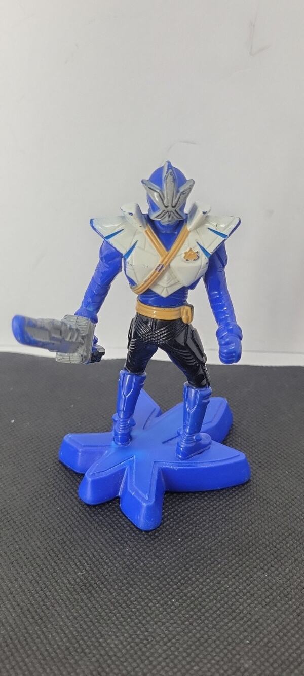 Power Rangers McDonalds Super Samurai Happy Meal Blue Ranger Toy Figure 2012